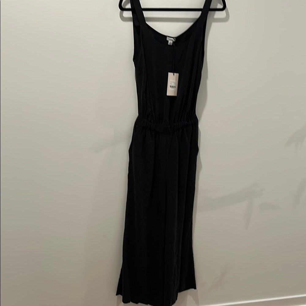 Cuyana Washable Silk Open-Back Jumpsuit